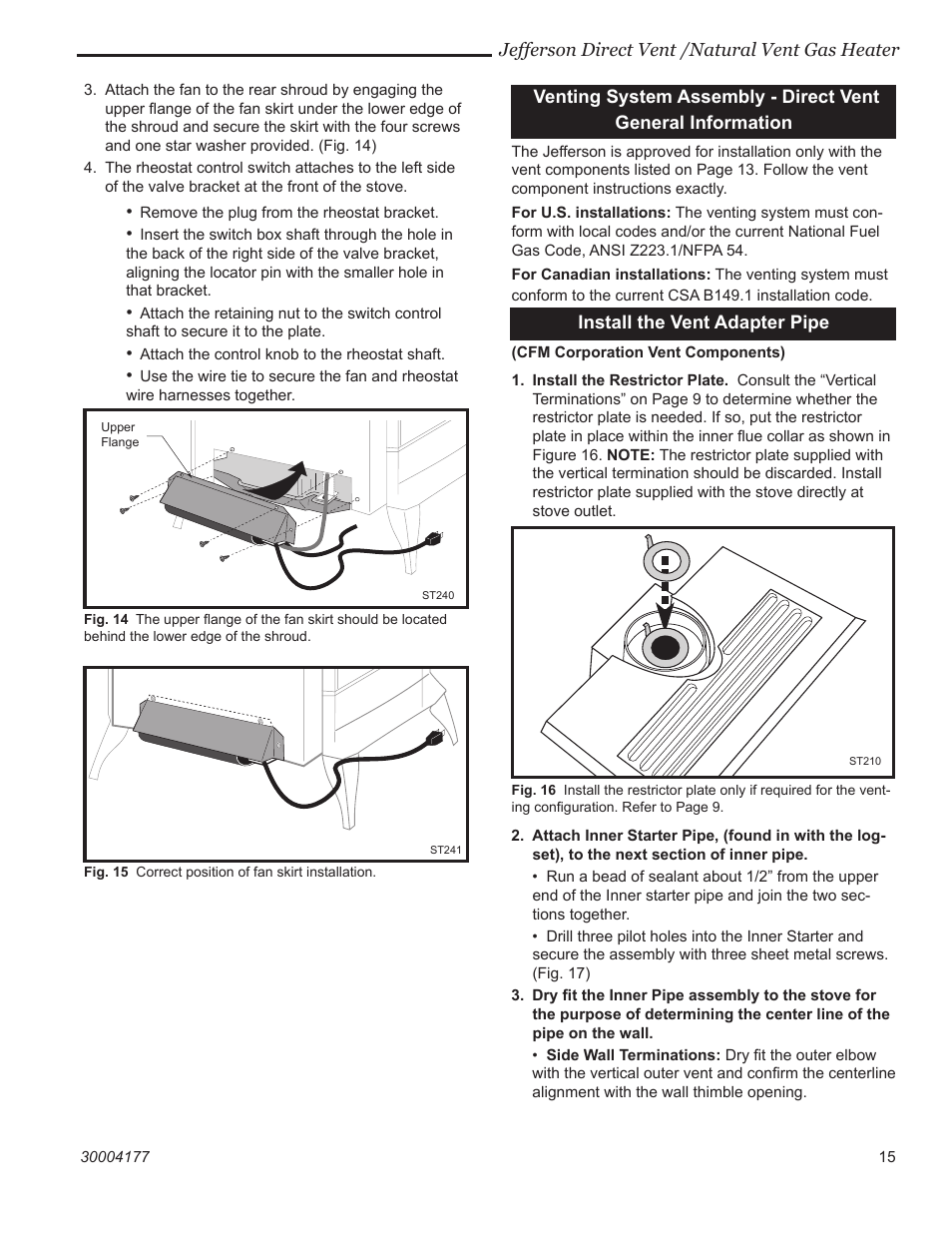 Century Jefferson User Manual | Page 15 / 40