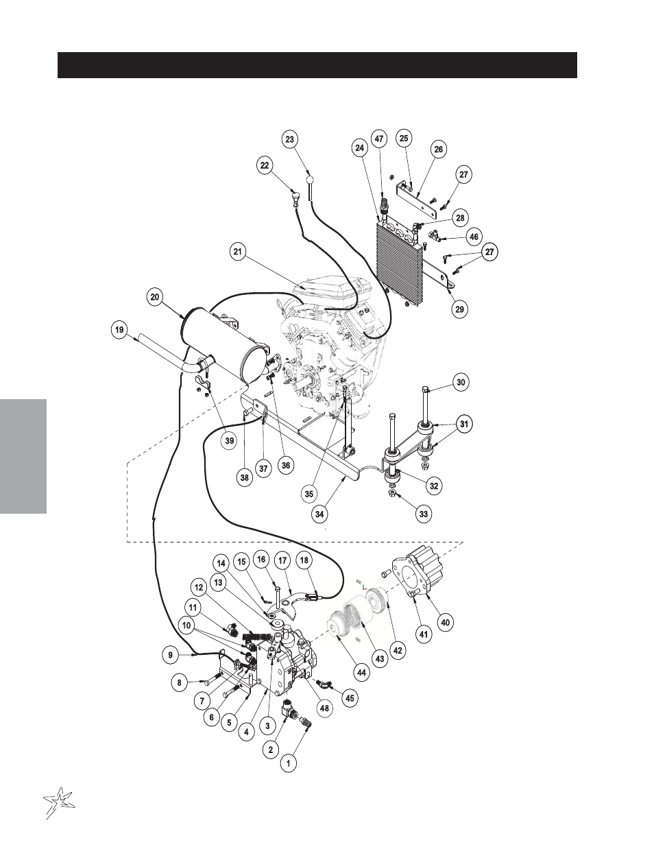 Engine drawing | Smithco Super Star X-Treme Gas 43-000-x (sn 43375 – Current) Parts & Service Manual User Manual | Page 32 / 163