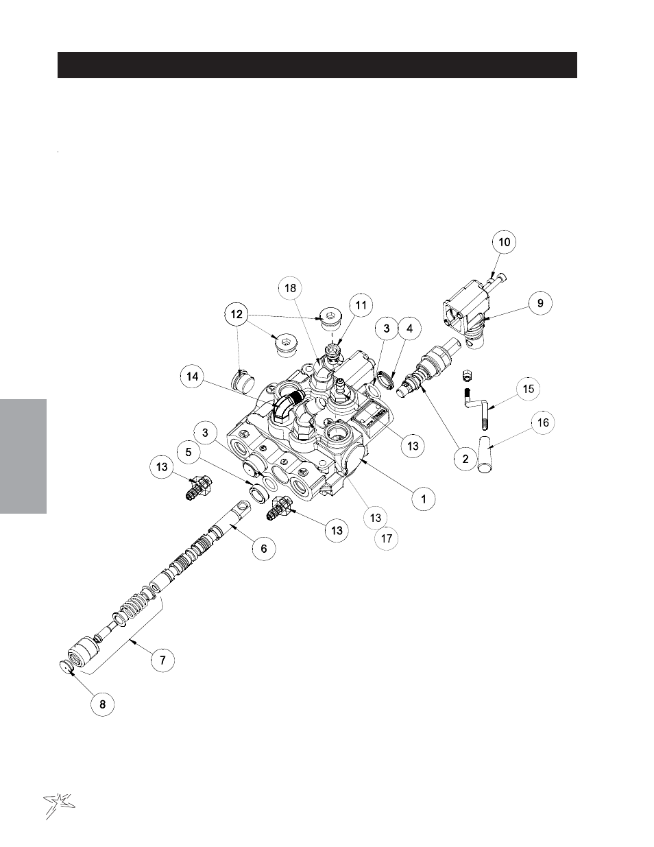 729 2-bank hydraulic valve drawing | Smithco Super Star X-Treme Gas 43-000-x (sn 43375 – Current) Parts & Service Manual User Manual | Page 40 / 163