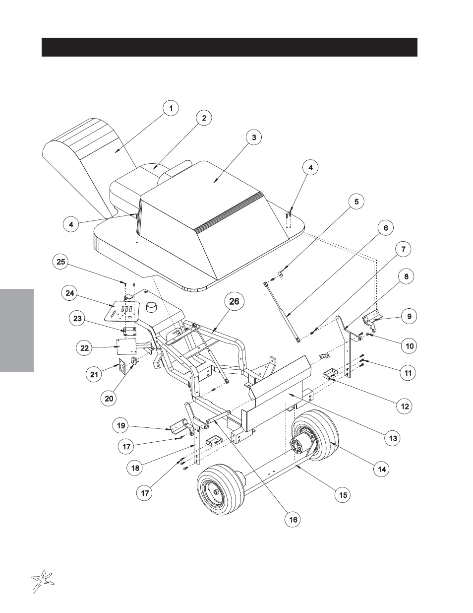 Main drawing | Smithco Supreme 35-000 (sn 101978) Parts & Service Manual User Manual | Page 24 / 110