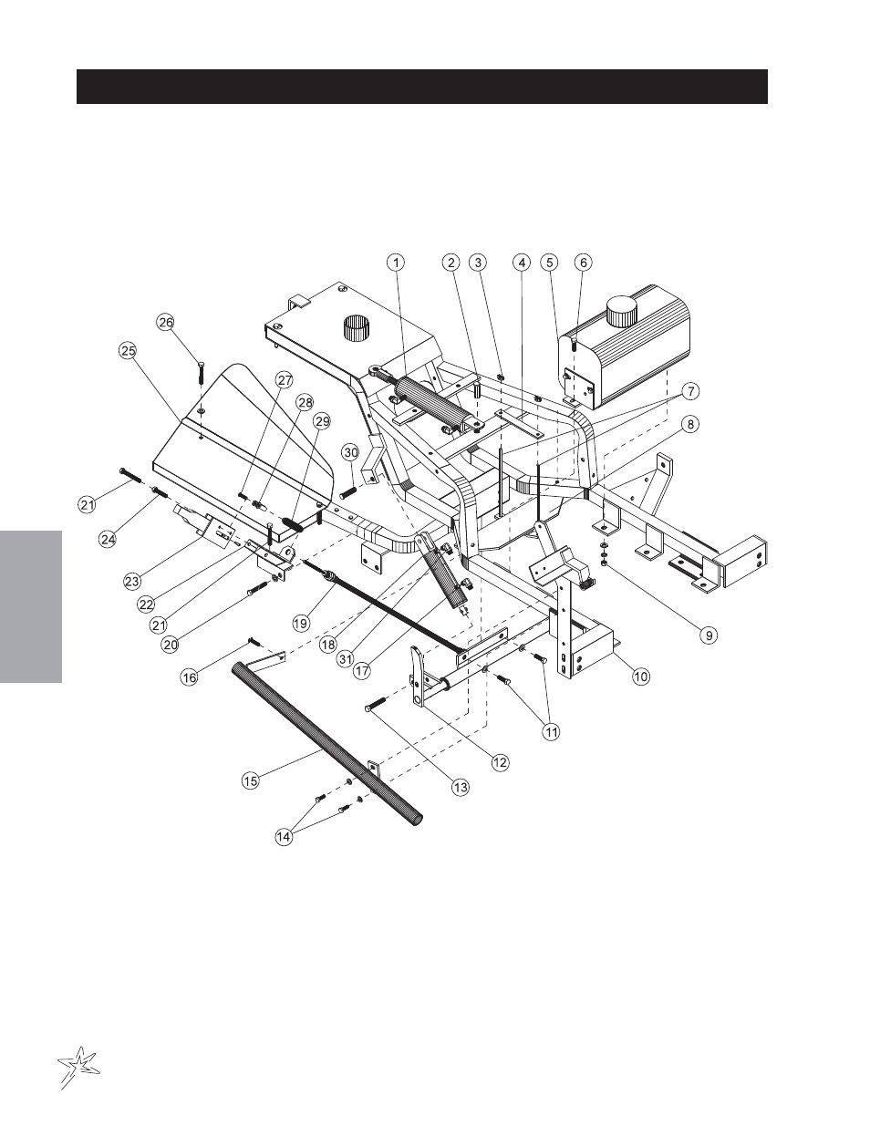 Left floorboard drawing | Smithco Supreme 35-000 (sn 101978) Parts & Service Manual User Manual | Page 30 / 110