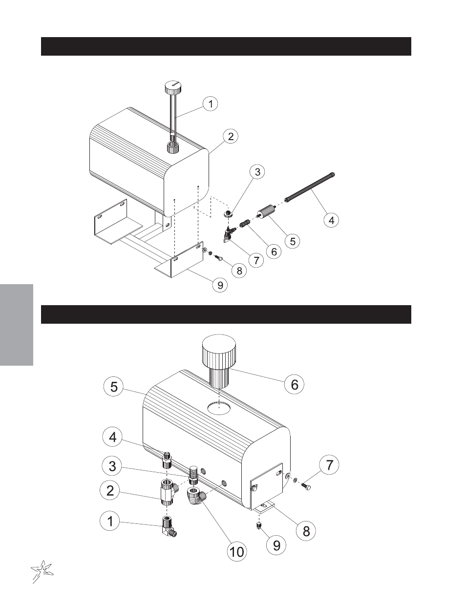 Gas tank drawing, Hydraulic oil tank drawing | Smithco Supreme 35-000 (sn 101978) Parts & Service Manual User Manual | Page 42 / 110