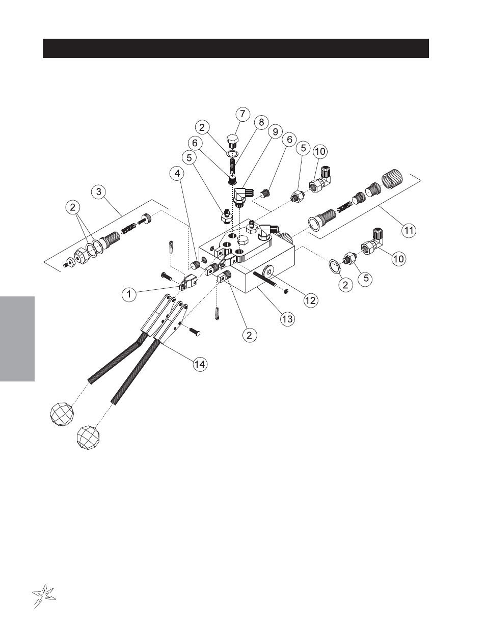 Hydraulic valve drawing | Smithco Supreme 35-000 (sn 101978) Parts & Service Manual User Manual | Page 48 / 110