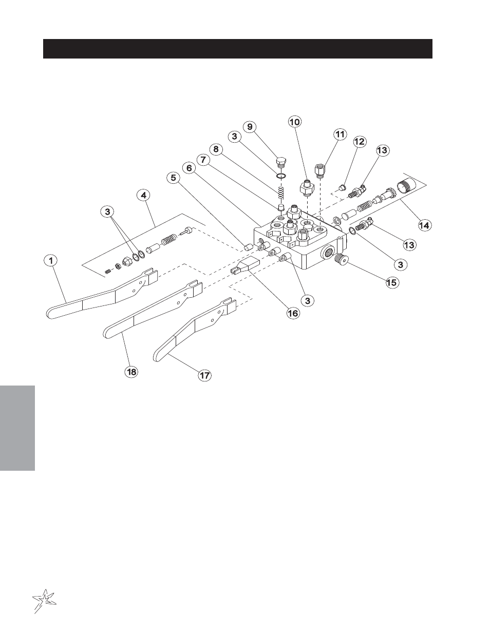 355 hydraulic 3-bank valve drawing | Smithco Supreme 35-000 (sn 101978) Parts & Service Manual User Manual | Page 60 / 110