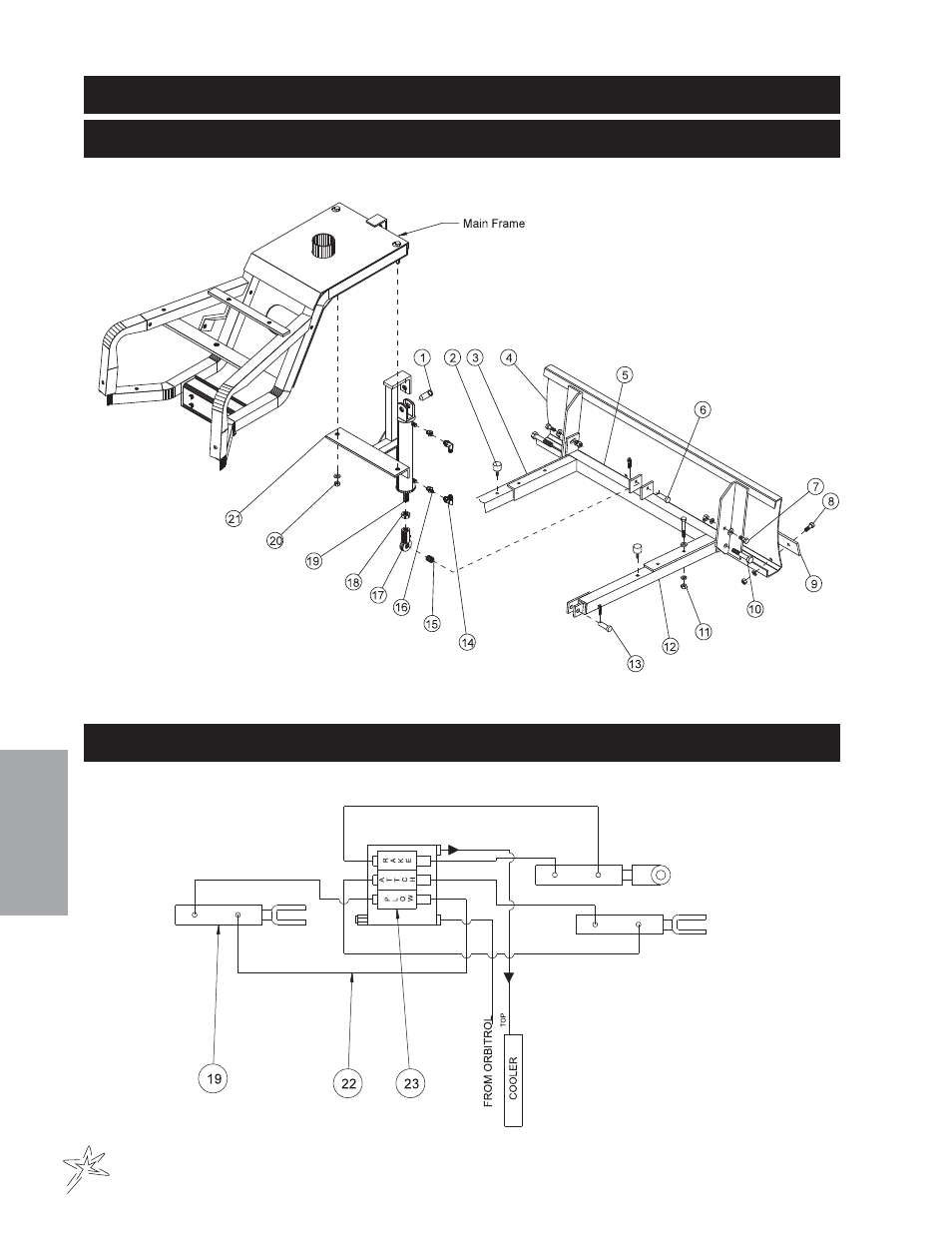 188 hydraulic sand plow drawing, 189 hydraulic sand plow drawing | Smithco Supreme 35-000 (sn 101978) Parts & Service Manual User Manual | Page 62 / 110