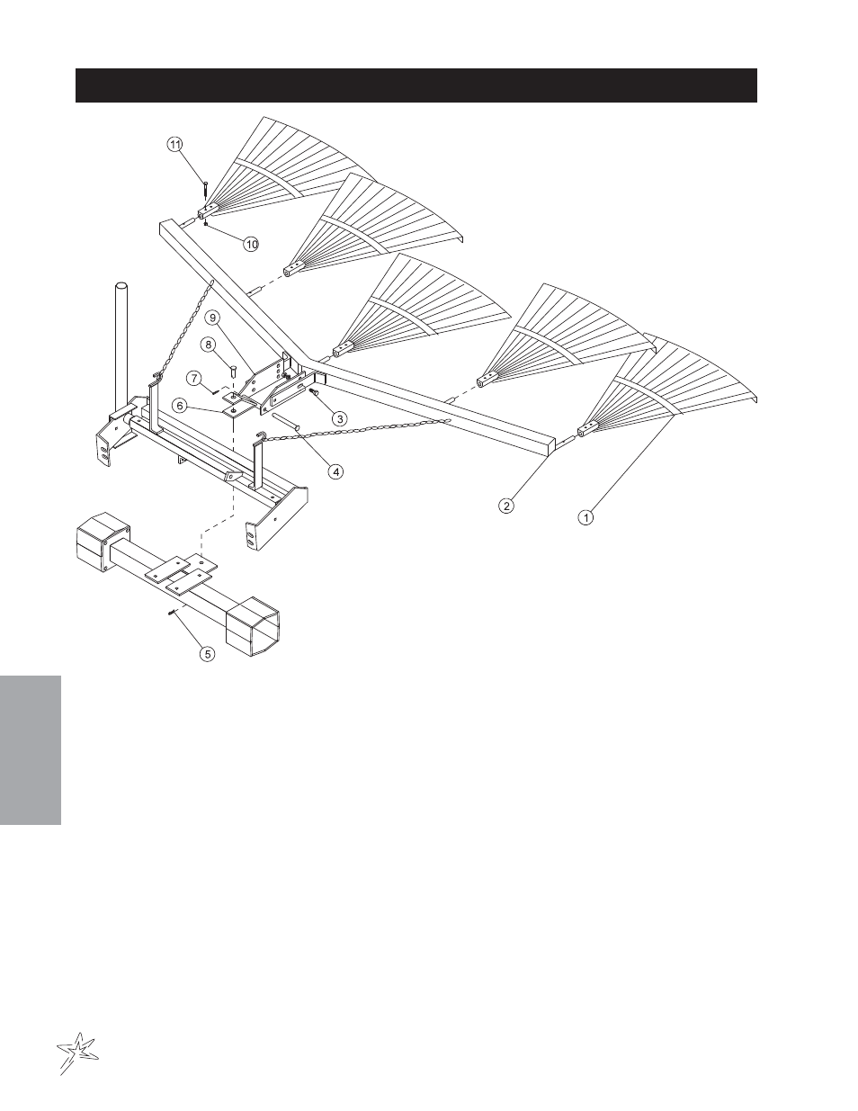 298 fan rake attachment drawing | Smithco Supreme 35-000 (sn 101978) Parts & Service Manual User Manual | Page 88 / 110