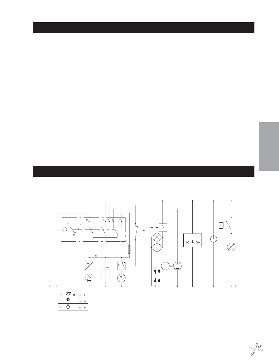 Wiring parts list, Wiring schematic | Smithco Supreme 35-000-A (sn 101988) Parts & Service Manual User Manual | Page 19 / 114