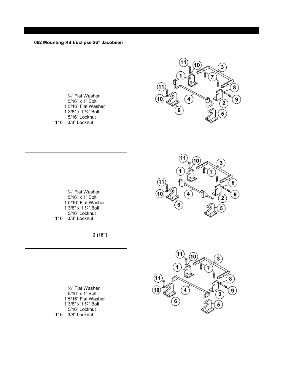 Trailer mounting kits | Smithco Mow-N-Go Greensmower Trailer Model 3404 Operators Manual (2013) User Manual | Page 16 / 20