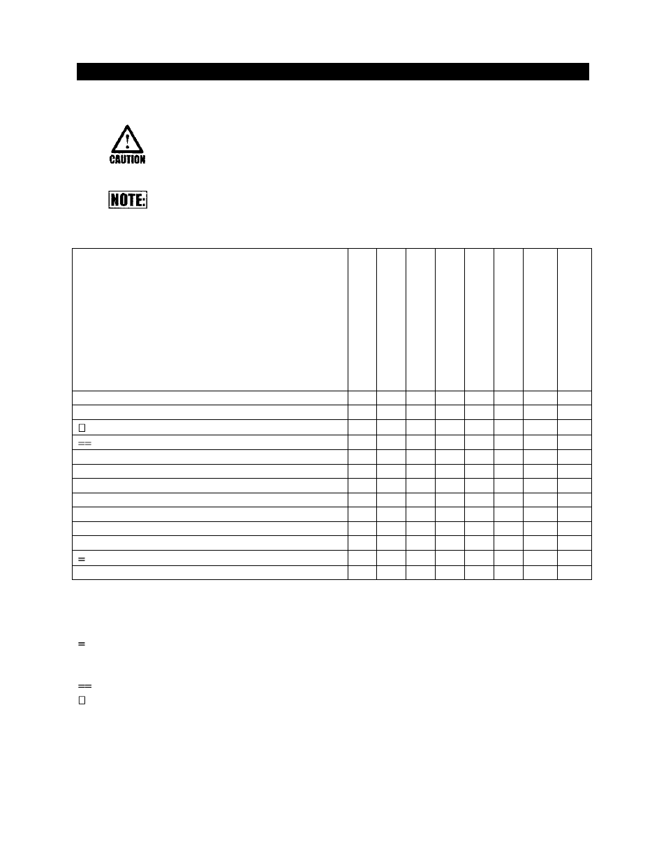 Service chart, C = check or clean at specified intervals | Smithco V-Star 94-201 (Sn V192) Parts & Service Manual User Manual | Page 4 / 18