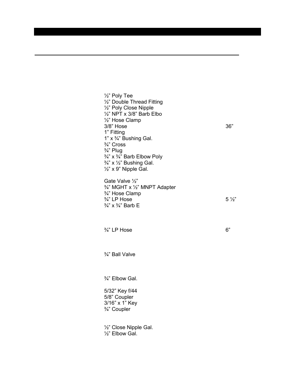 901 plumbing parts list | Smithco Super Liner 44-901 Operator Manual User Manual | Page 18 / 26