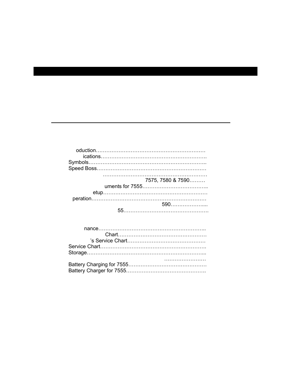 Smithco Tournament Roller 7530 Operator Manual User Manual | Page 2 / 33