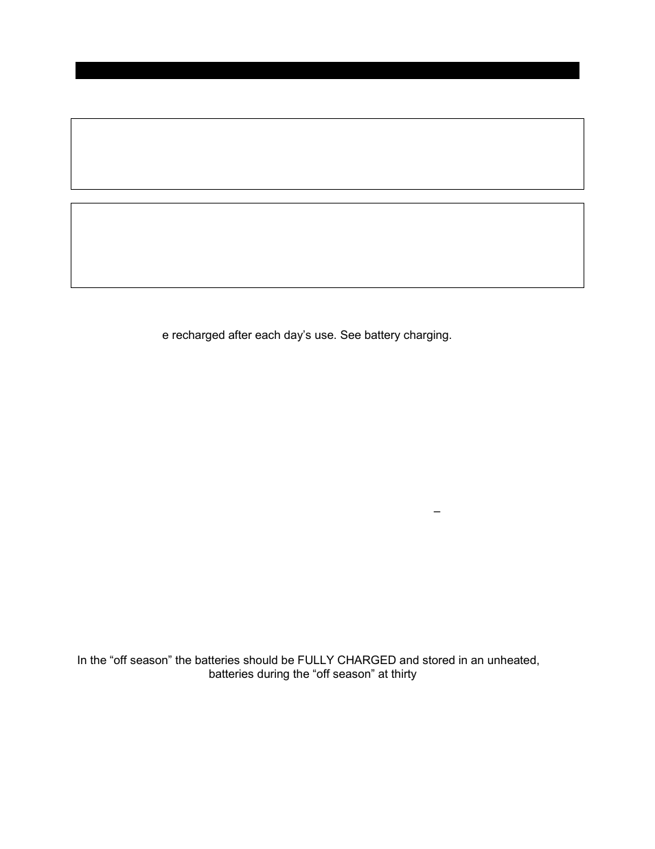Installation and servicing the batteries for 7555 | Smithco Tournament Roller 7530 Operator Manual User Manual | Page 28 / 33