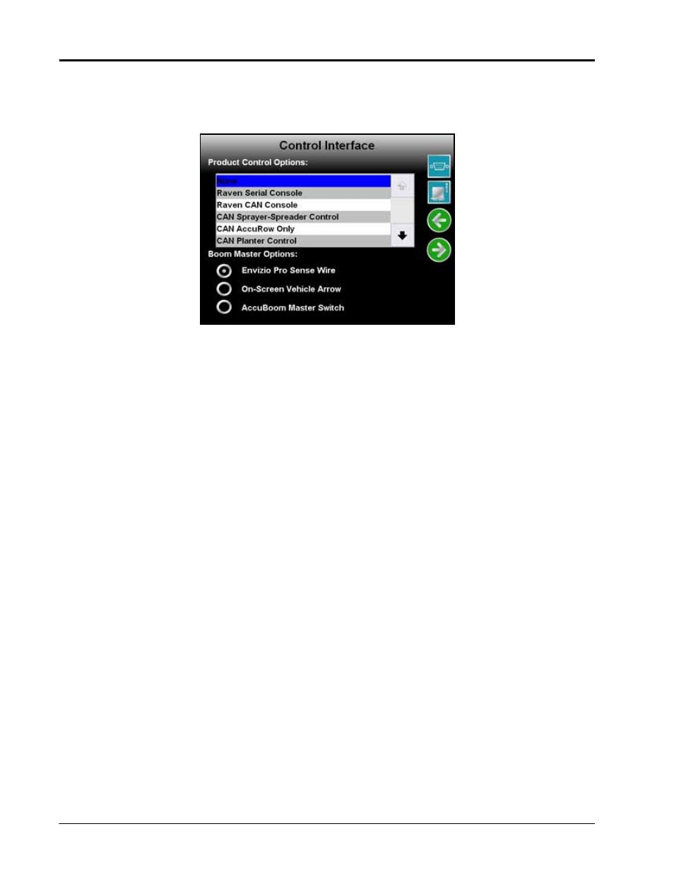 Product control options | Smithco Envizio Pro Installation & Operation Manual User Manual | Page 104 / 232