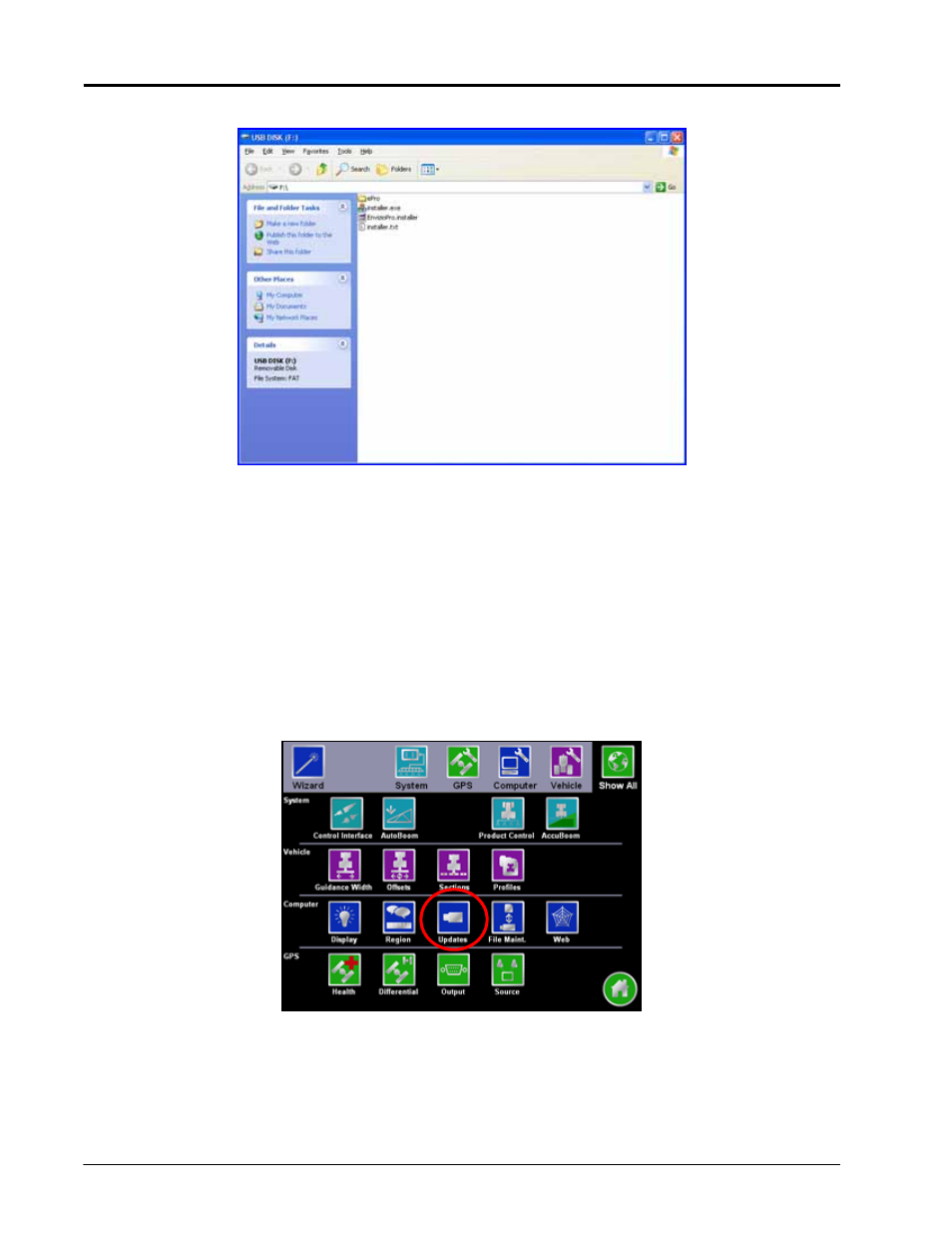 Applying software updates | Smithco Envizio Pro Installation & Operation Manual User Manual | Page 156 / 232