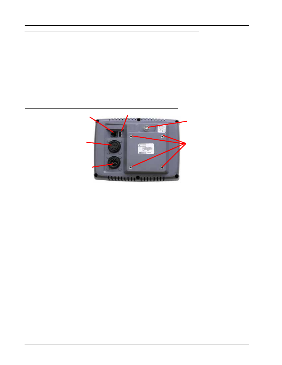 Rear panel | Smithco Envizio Pro Installation & Operation Manual User Manual | Page 18 / 232