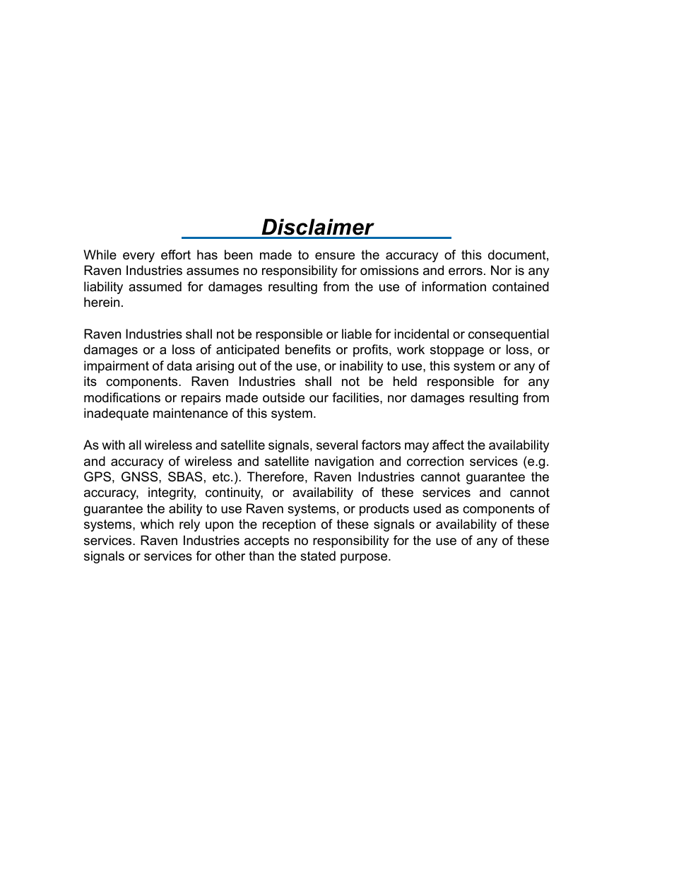 Disclaimer | Smithco Envizio Pro Installation & Operation Manual User Manual | Page 2 / 232