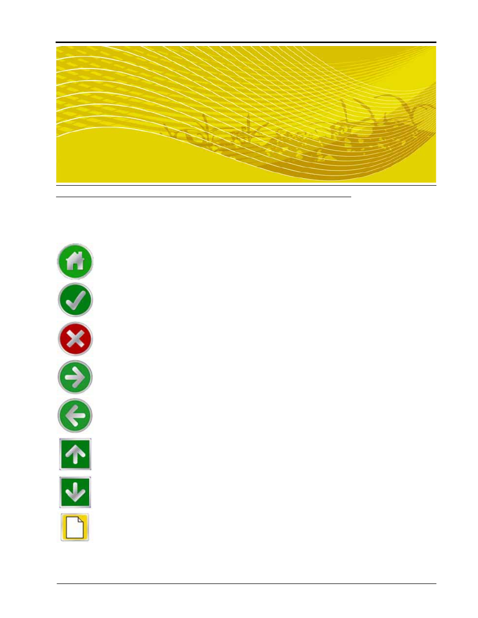 Reference of icons, Navigation, Appendix f | Smithco Envizio Pro Installation & Operation Manual User Manual | Page 213 / 232