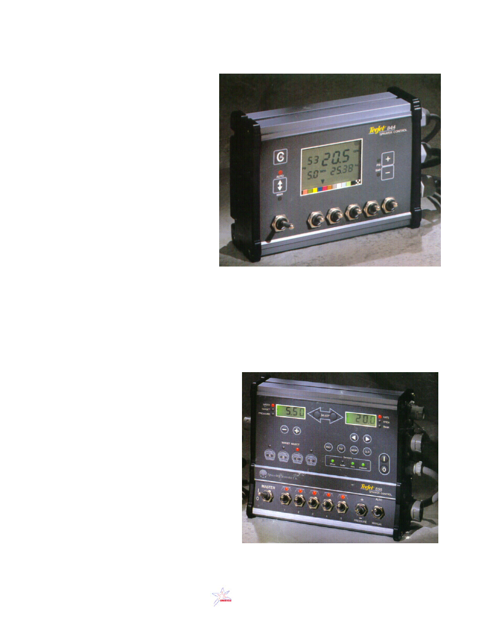 Tee-jet 844 computer, Tee-jet 855 computer | Smithco Turf Spraying Guide User Manual | Page 14 / 33