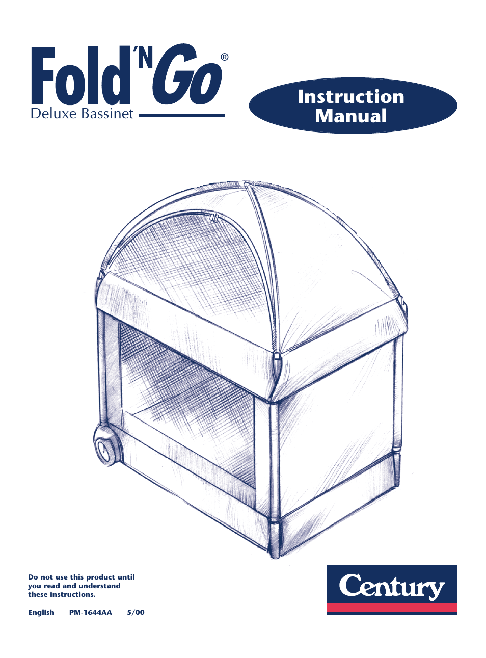 Century PM-1644AA User Manual | 12 pages