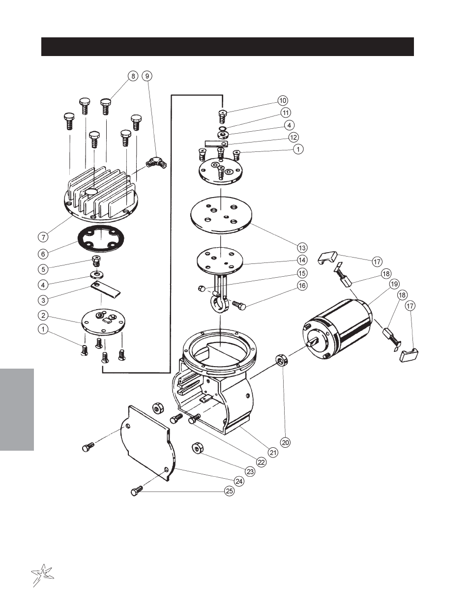 505 motor sub assembly drawing | Smithco Spray Star 1000 (sn 100199 – 100223) Parts & Service Manual User Manual | Page 116 / 128