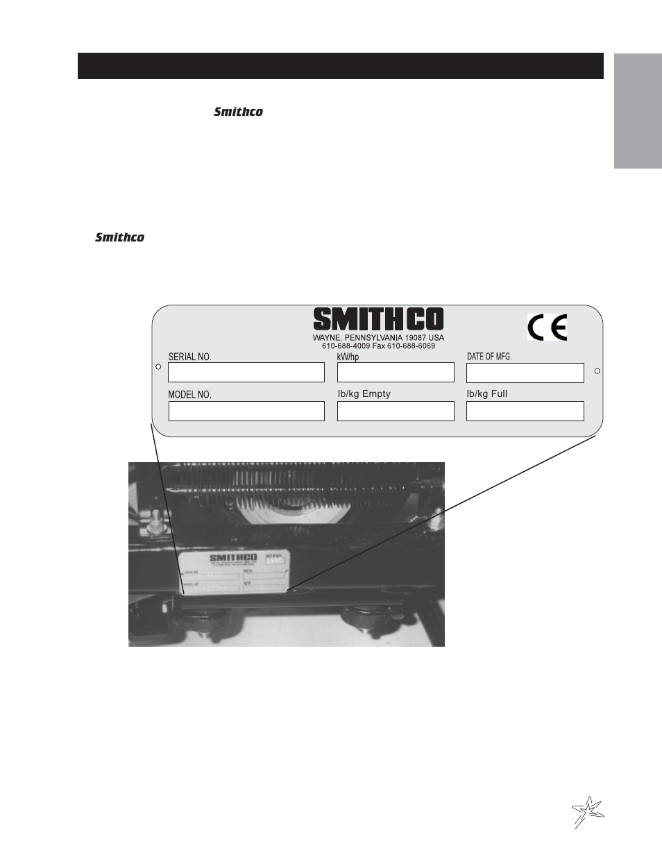 Introduction | Smithco Spray Star 1000 (sn 100489 – 100523) Parts & Service Manual User Manual | Page 3 / 114