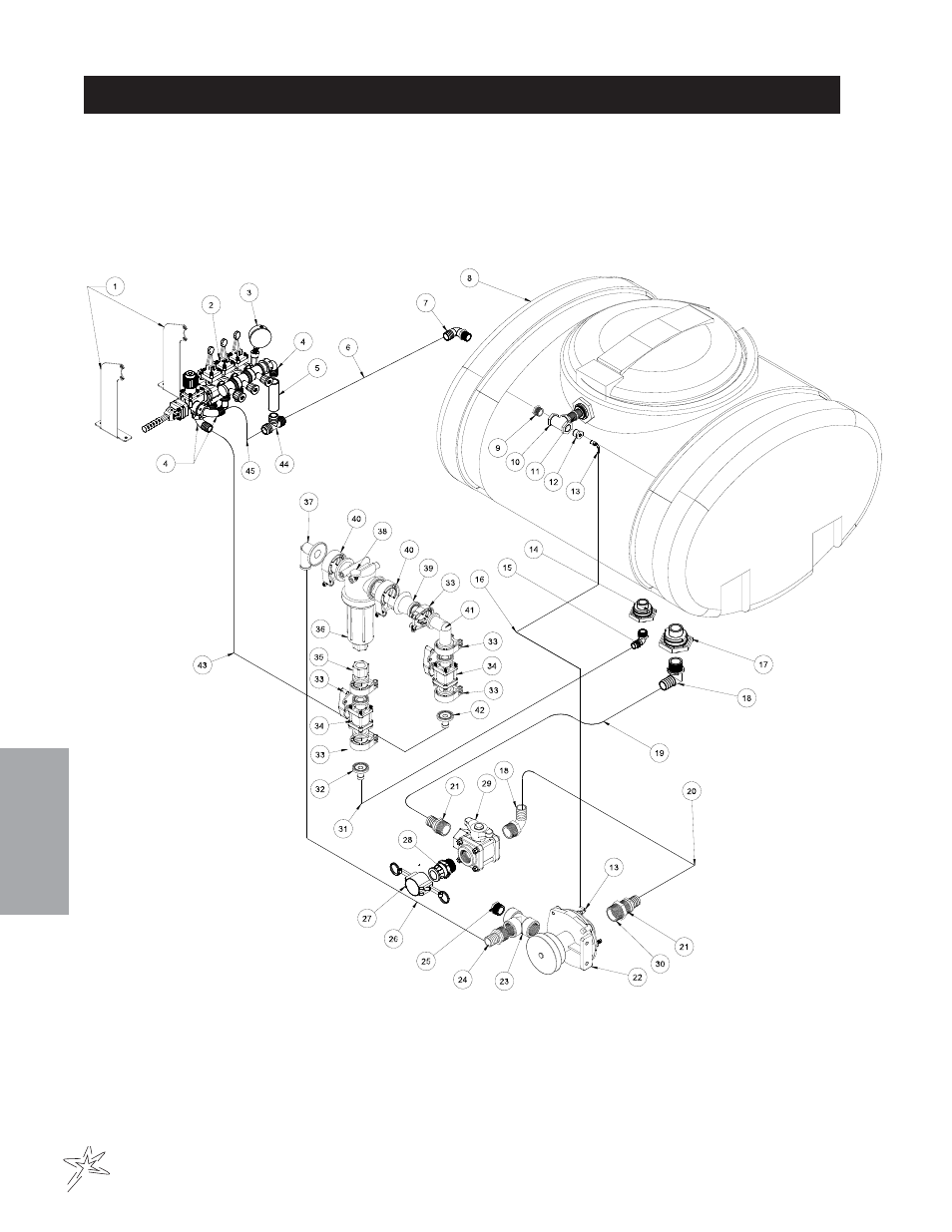 1010 plumbing drawing | Smithco Spray Star 1000 (sn 100489 – 100523) Parts & Service Manual User Manual | Page 46 / 114
