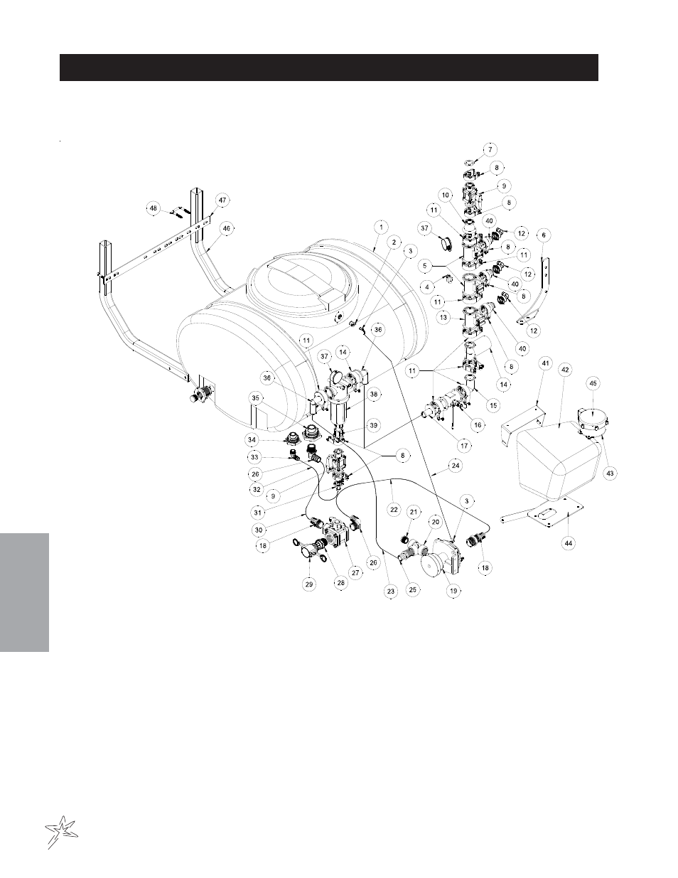 1011 plumbing drawing | Smithco Spray Star 1000 (sn 100489 – 100523) Parts & Service Manual User Manual | Page 54 / 114