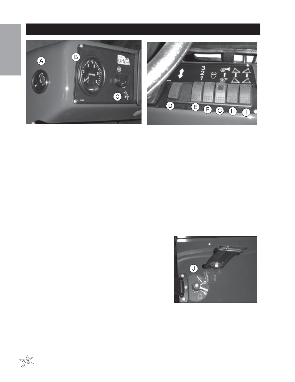 Controls & instruments | Smithco Spray Star 1100e Operator Manual User Manual | Page 10 / 42