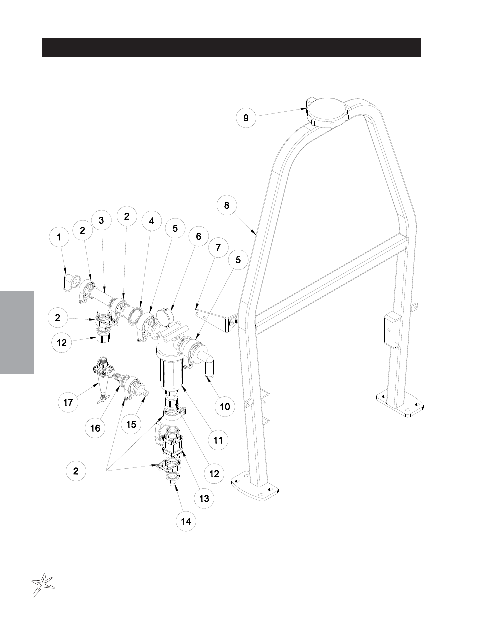 Filter drawing | Smithco Spray Star 1100e 10-500-A Parts & Service Manual User Manual | Page 22 / 70