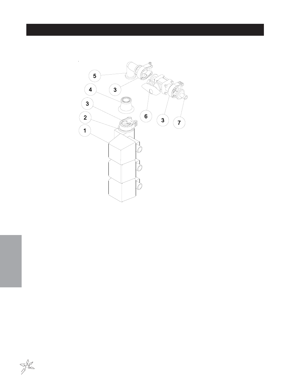 Hose reel plumbing drawing | Smithco Spray Star 1100e 10-500-A Parts & Service Manual User Manual | Page 58 / 70