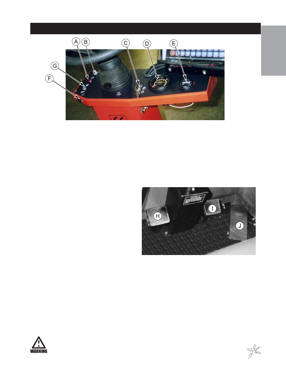Controls & instruments | Smithco Spray Star 1607P (1999) Operator Manual User Manual | Page 11 / 53