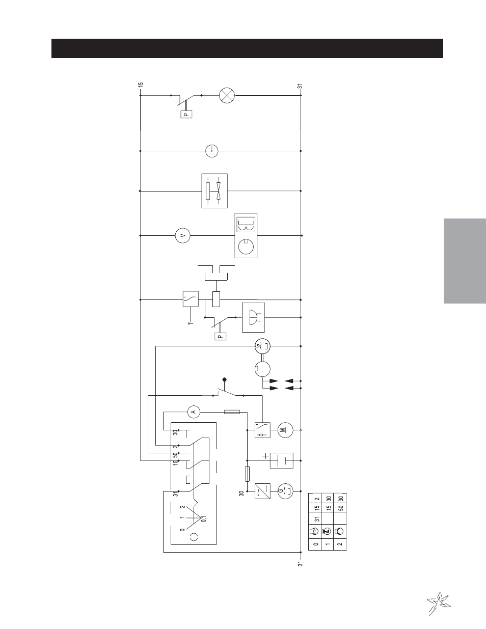 Wiring schematic | Smithco Spray Star 1607P (1999) Operator Manual User Manual | Page 33 / 53