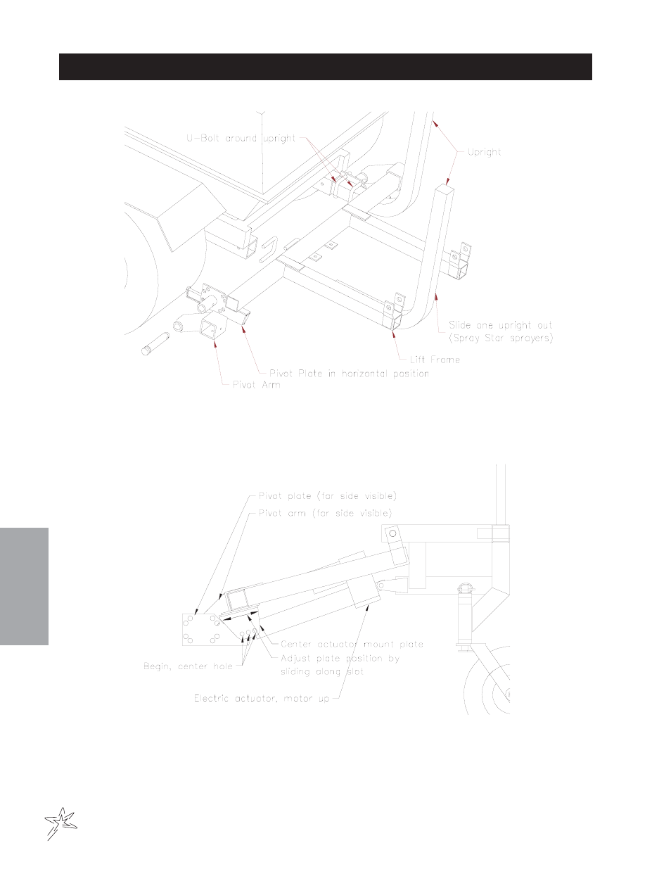 Star shield assembly drawing | Smithco Spray Star 1600P (sn 0979 – 0991) Parts & Service Manual User Manual | Page 136 / 142