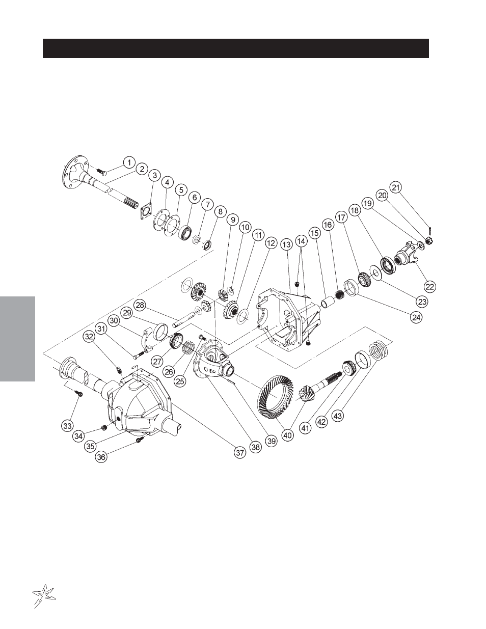 037 rear axle drawing | Smithco Spray Star 1600P (sn 0979 – 0991) Parts & Service Manual User Manual | Page 58 / 142