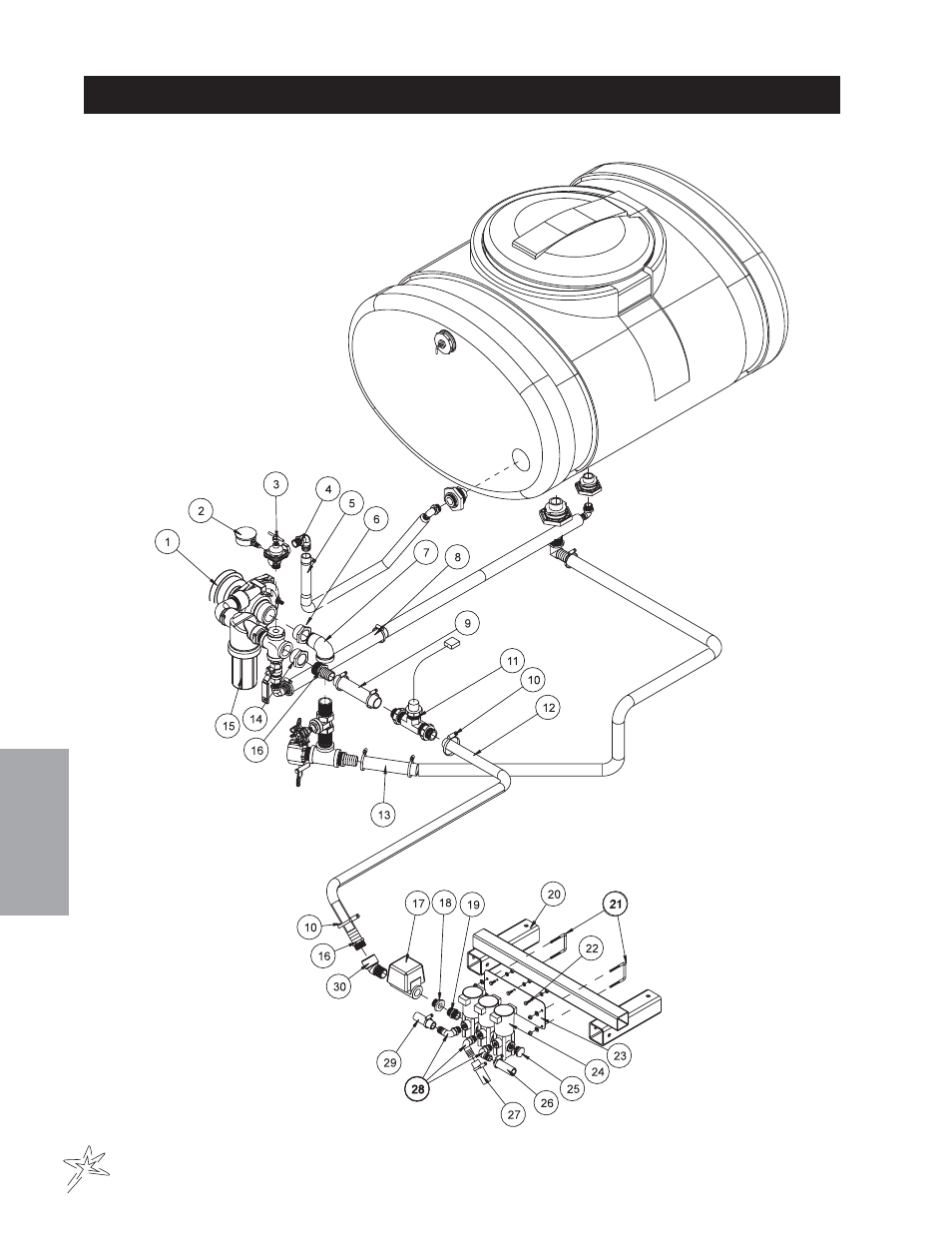 1607p plumbing drawing | Smithco Spray Star 1600P (sn 0979 – 0991) Parts & Service Manual User Manual | Page 66 / 142