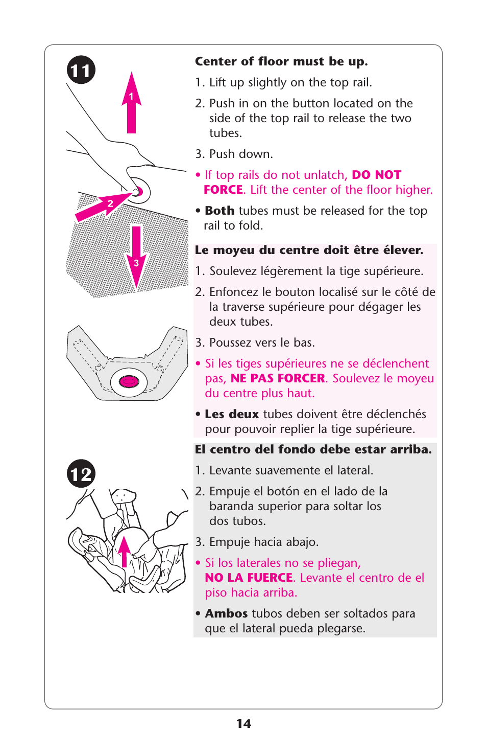 Graco Playard none User Manual | Page 14 / 56