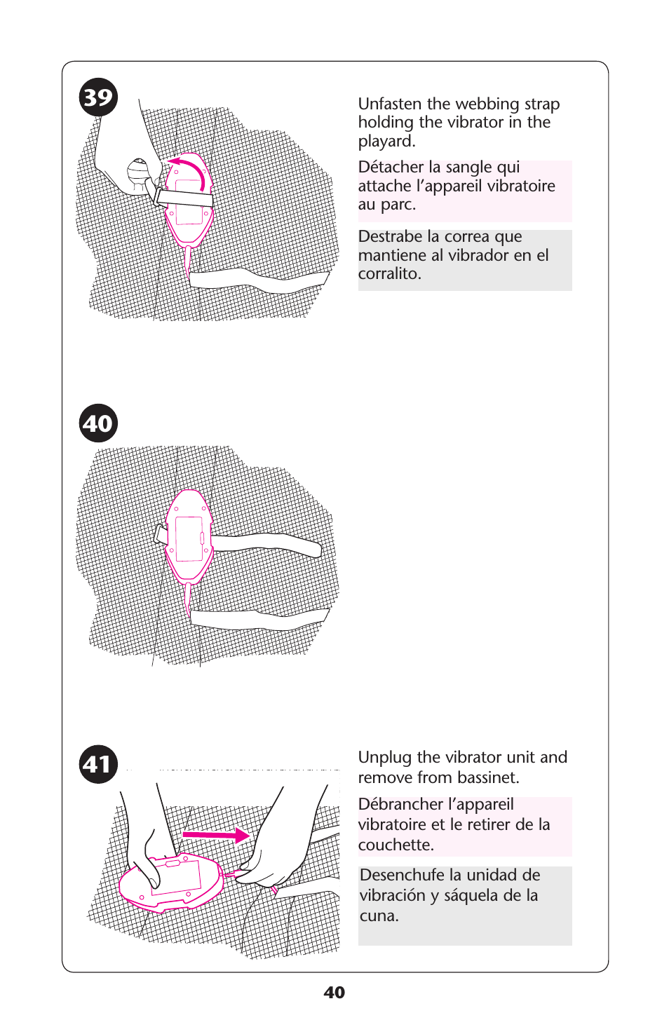 Graco Playard none User Manual | Page 40 / 56