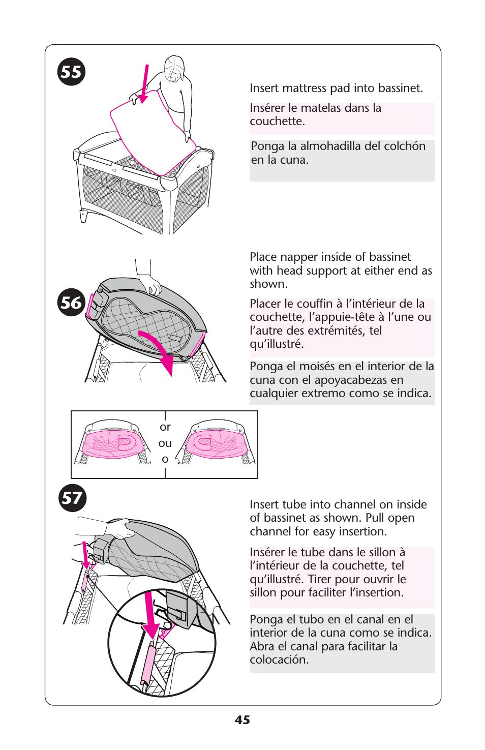 Graco Playard none User Manual | Page 45 / 56