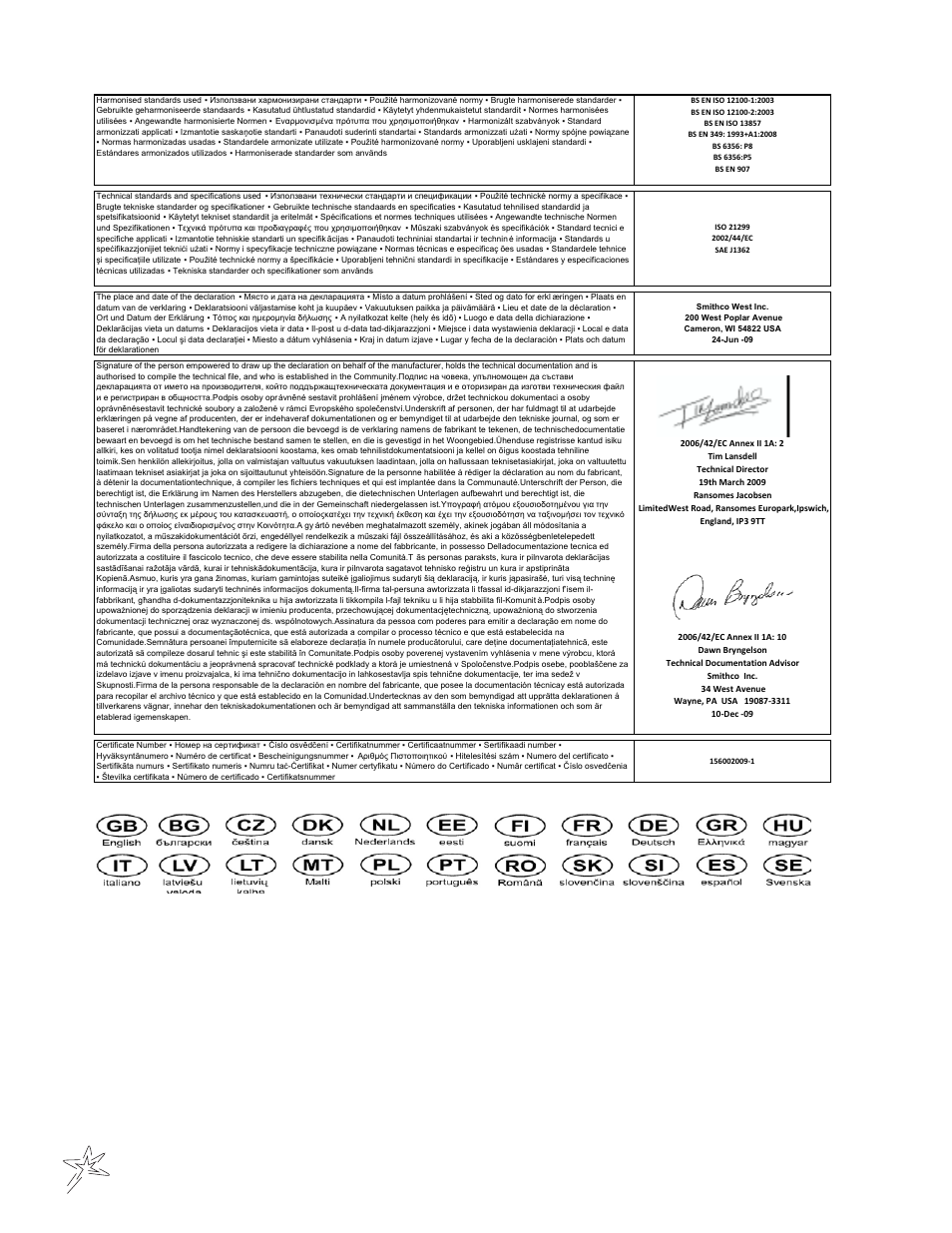 Smithco Spray Star 1754/1754D Operator Manual (2010) User Manual | Page 36 / 38