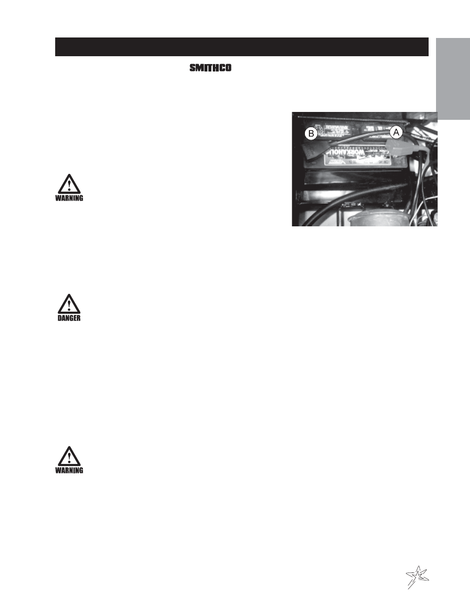 Setup | Smithco Spray Star 1754/1754D Operator Manual (2010) User Manual | Page 9 / 38