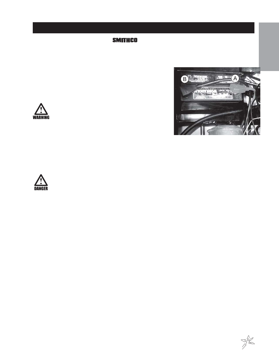 Setup | Smithco Spray Star 1754/1754D Operator Manual (2007) User Manual | Page 9 / 35