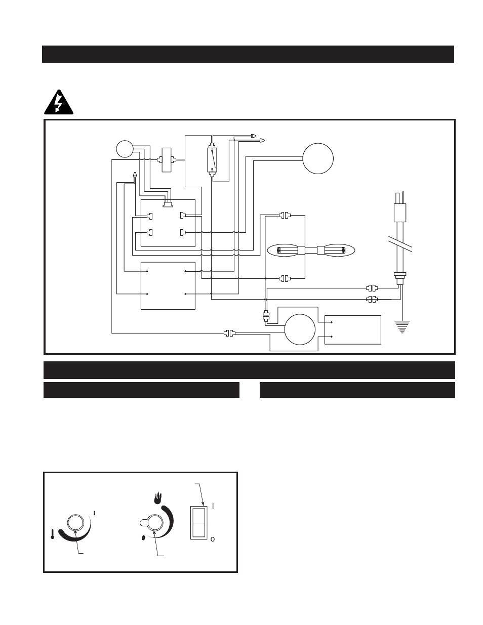 Electrical wiring diagram, Operating instructions, Heater control | Main on/off switch, Fig. 4 hes80 controls | Century HES80 User Manual | Page 7 / 8