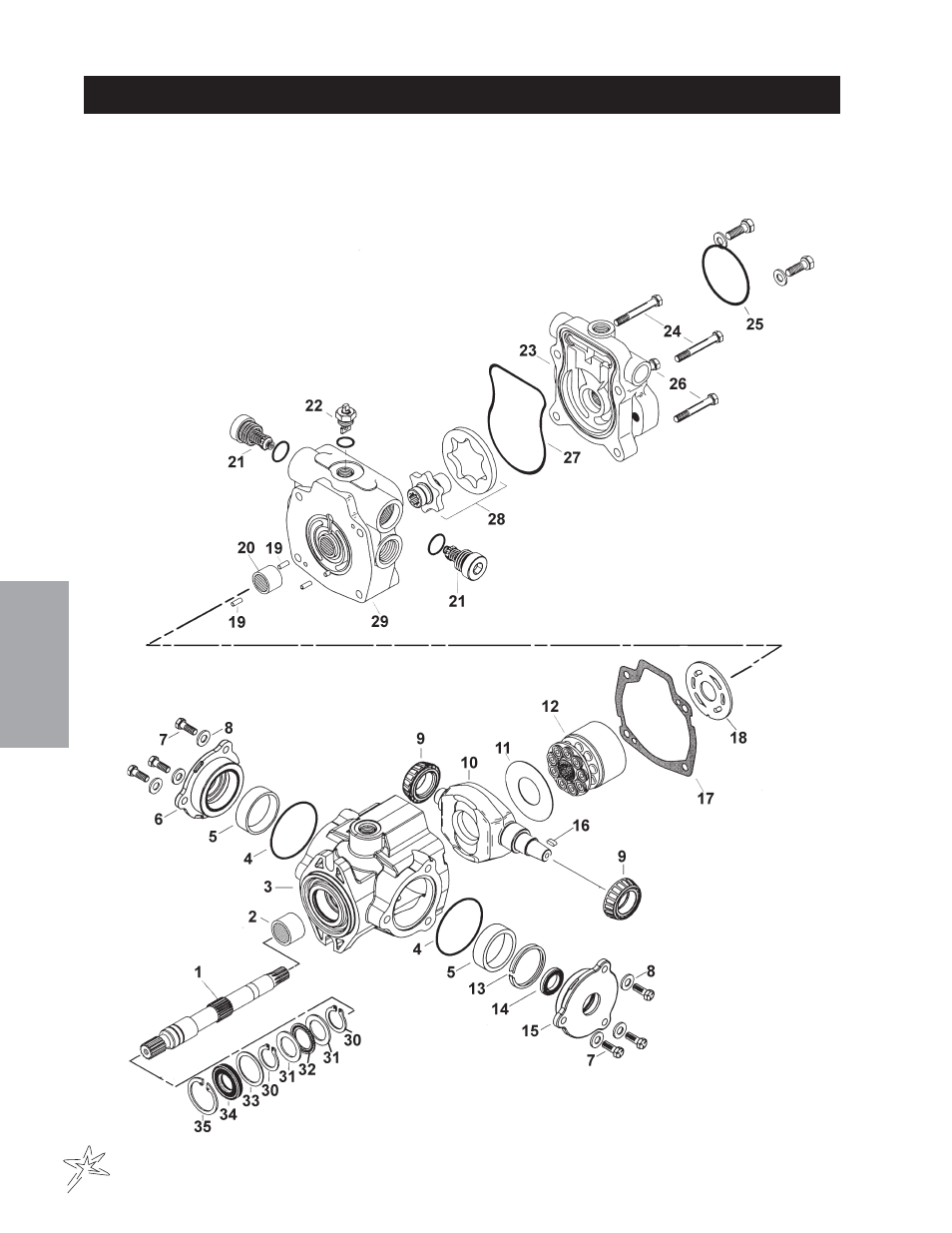 239 eaton hydrostatic pump drawing (diesel) | Smithco Spray Star 1750D (sn 175D180 – Current) Parts & Service Manual User Manual | Page 40 / 94