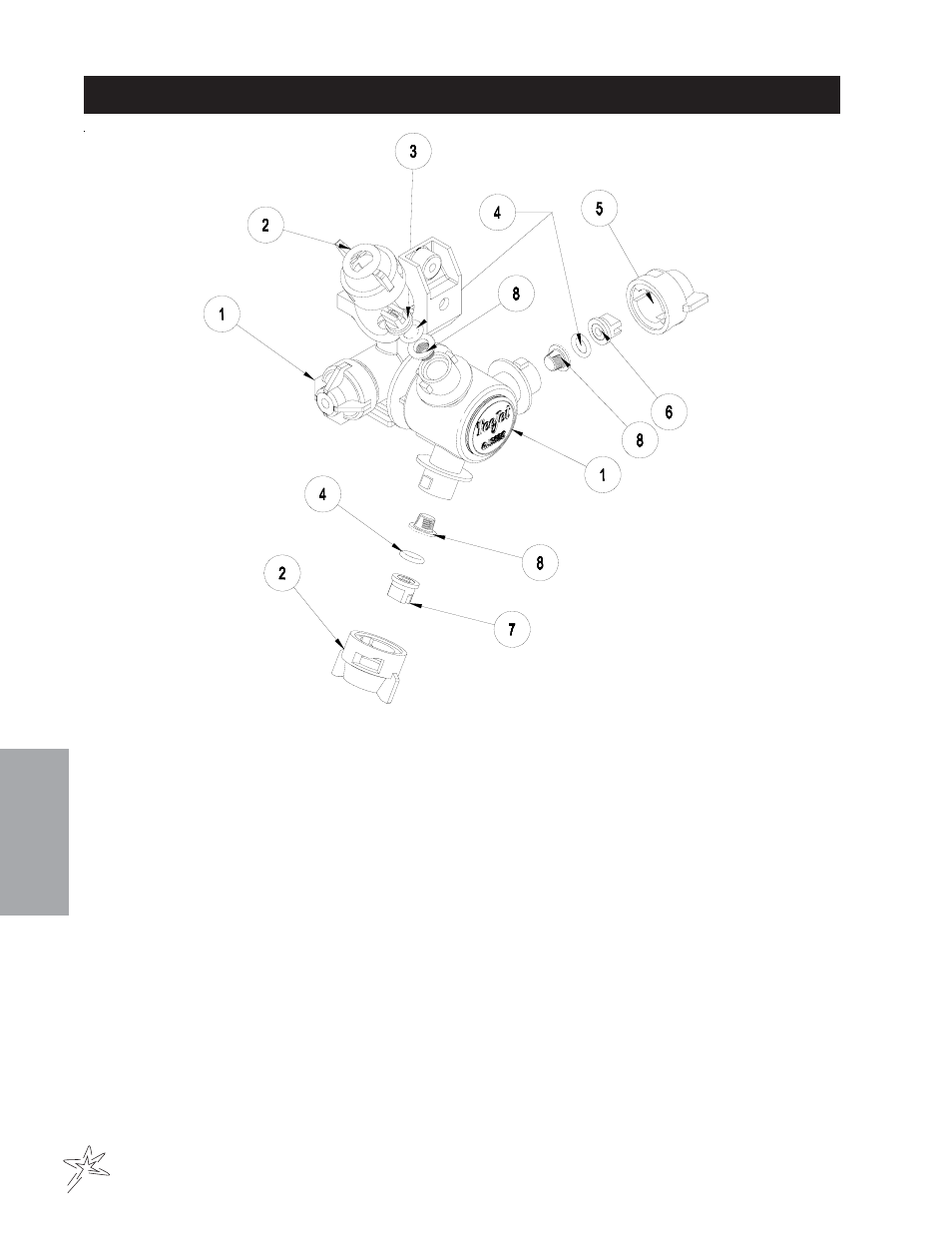 Triple nozzle assembly drawing | Smithco Spray Star 1750D (sn 175D180 – Current) Parts & Service Manual User Manual | Page 64 / 94