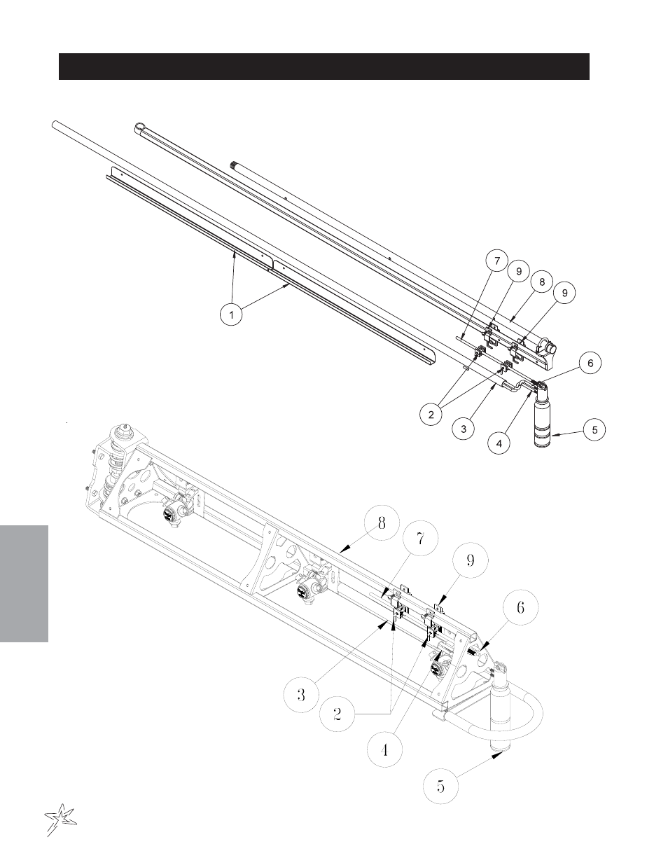 Foamer nozzle mount & hose guard mount drawing | Smithco Spray Star 1750D (sn 175D180 – Current) Parts & Service Manual User Manual | Page 80 / 94