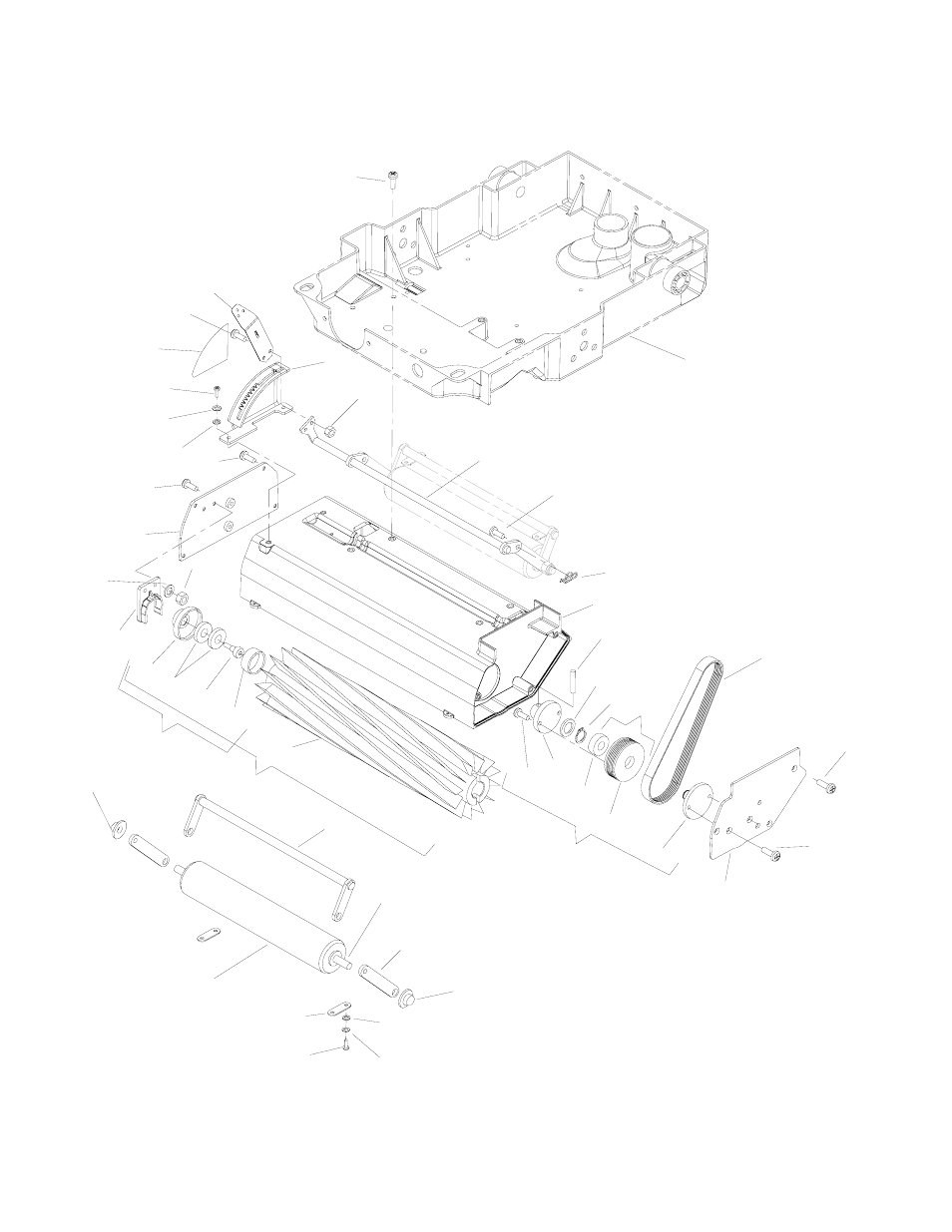 Brush assembly | Century OPERATING INSTRUCTIONS CEXT7 User Manual | Page 28 / 43