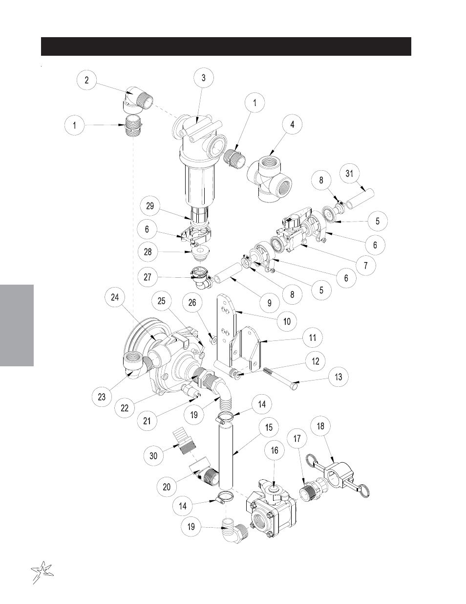 Spray pump drawing | Smithco Spray Star 1760 (Sn 176G012 – Current) Parts & Service Manual User Manual | Page 38 / 110