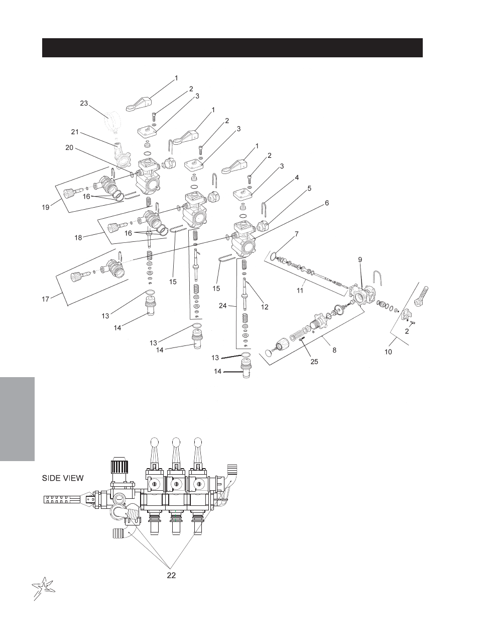 268 3-way manual valve | Smithco Spray Star 1760 (Sn 176G012 – Current) Parts & Service Manual User Manual | Page 72 / 110