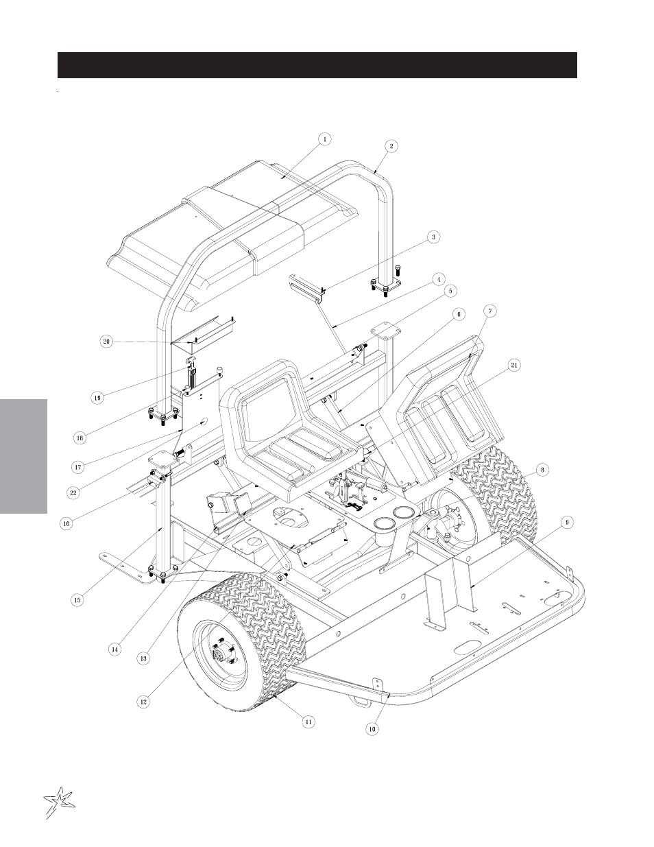 Seat panel drawing | Smithco Spray Star 2000D (sn 200D088 – 200D127) Parts & Service Manual User Manual | Page 30 / 110