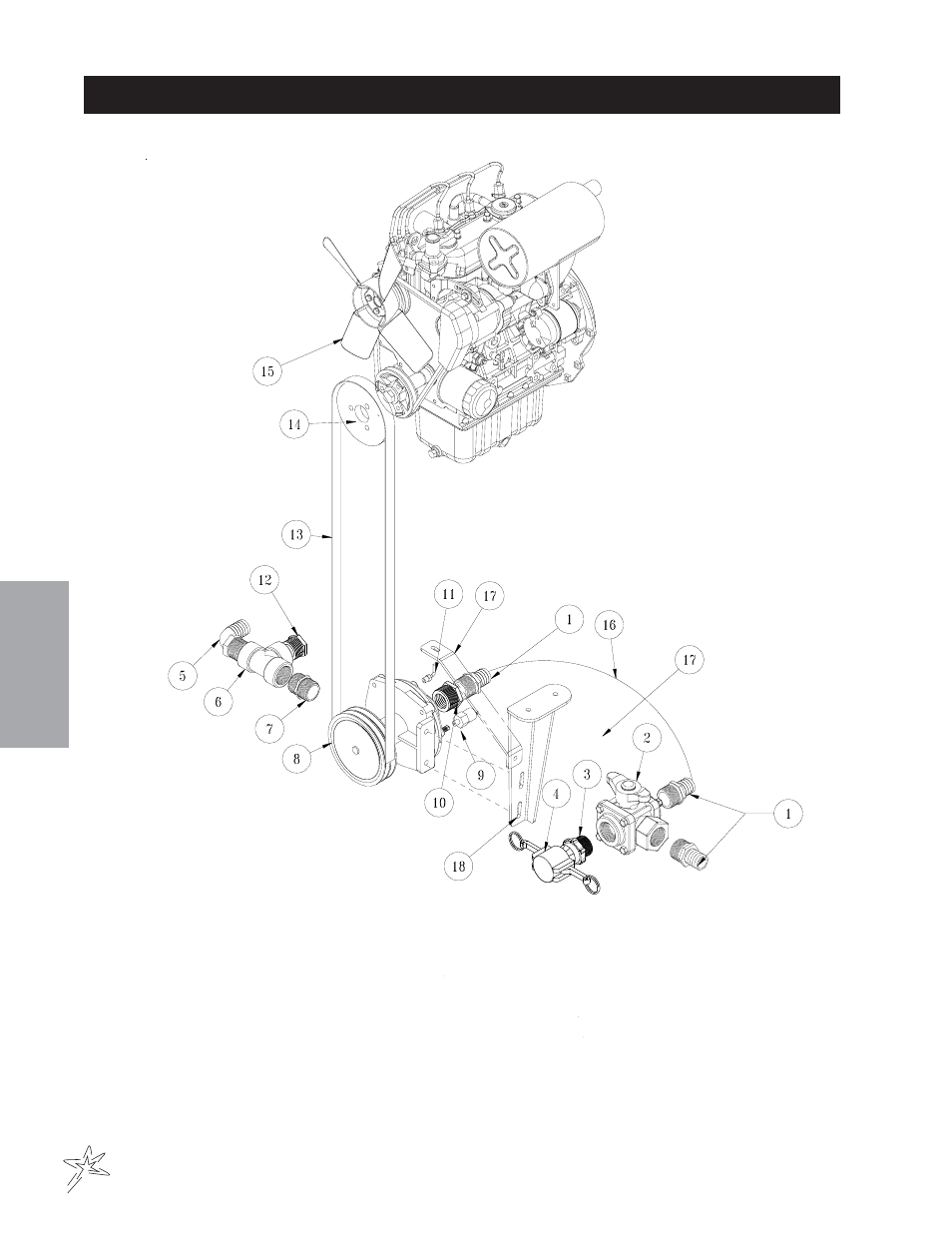 Spray pump drawing | Smithco Spray Star 2000D (sn 200D088 – 200D127) Parts & Service Manual User Manual | Page 36 / 110
